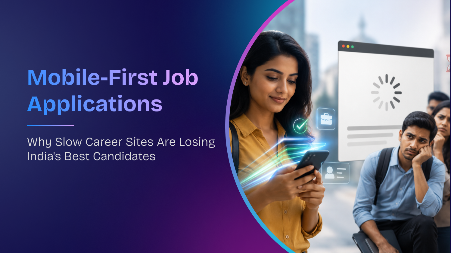 Design Mobile-First Job Applications India Can Finish on a Phone